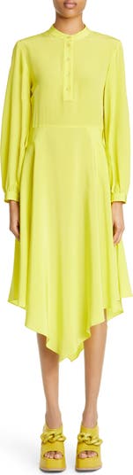 オールインワン・サロペット Stella Mccartney Long Sleeve Silk Dress Stella McCartney Asymmetric Long Sleeve Silk Midi Dress