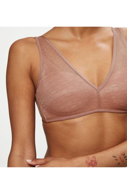 Triumph Signature Sheer Wireless Bra In Brown