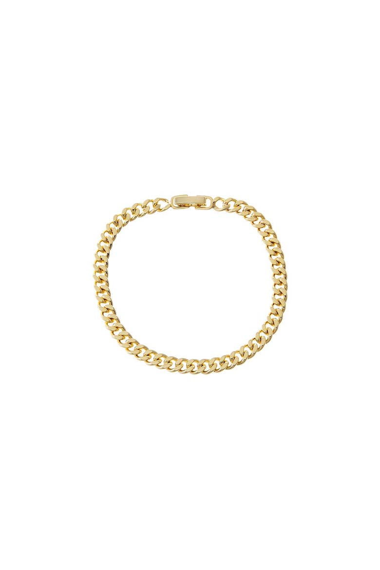 Classic Cuban Chain Bracelet, Main, color, Gold