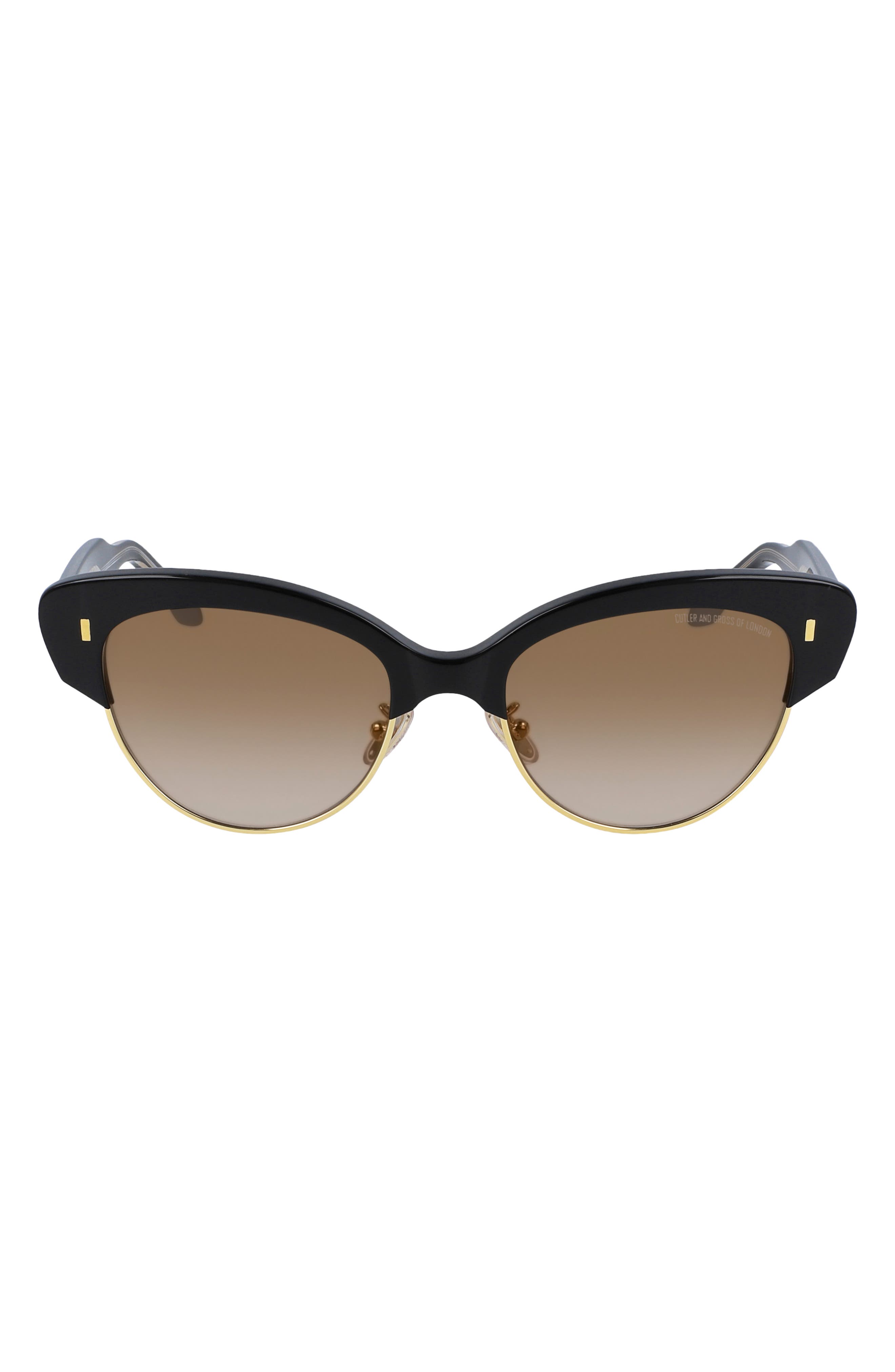 55mm Gradient Cat Eye Sunglasses