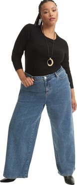 June + Vie Curvie-Fit High-Rise Jeans