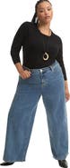 June + Vie Curvie-Fit High-Rise Jeans
