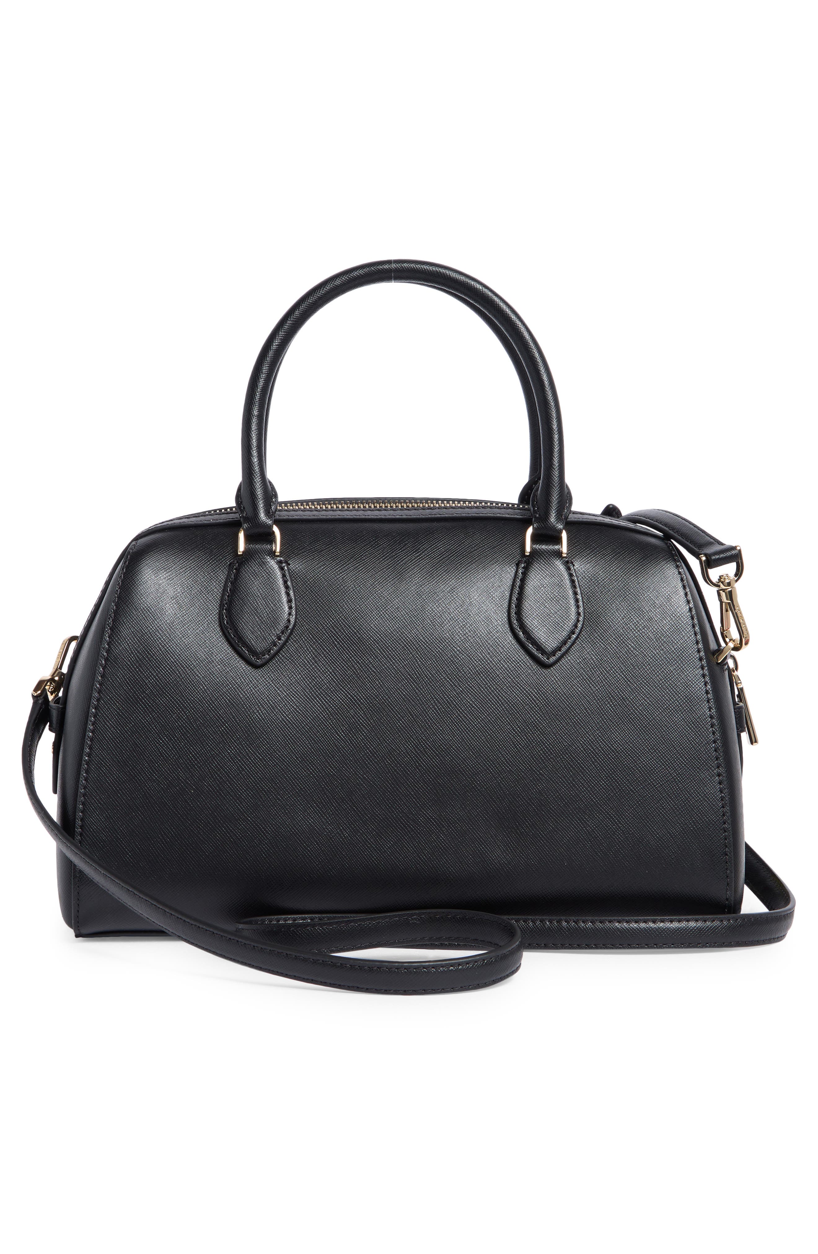 Kate Spade New York madison large dolly duffle crossbody bag, Alternate, color, Black