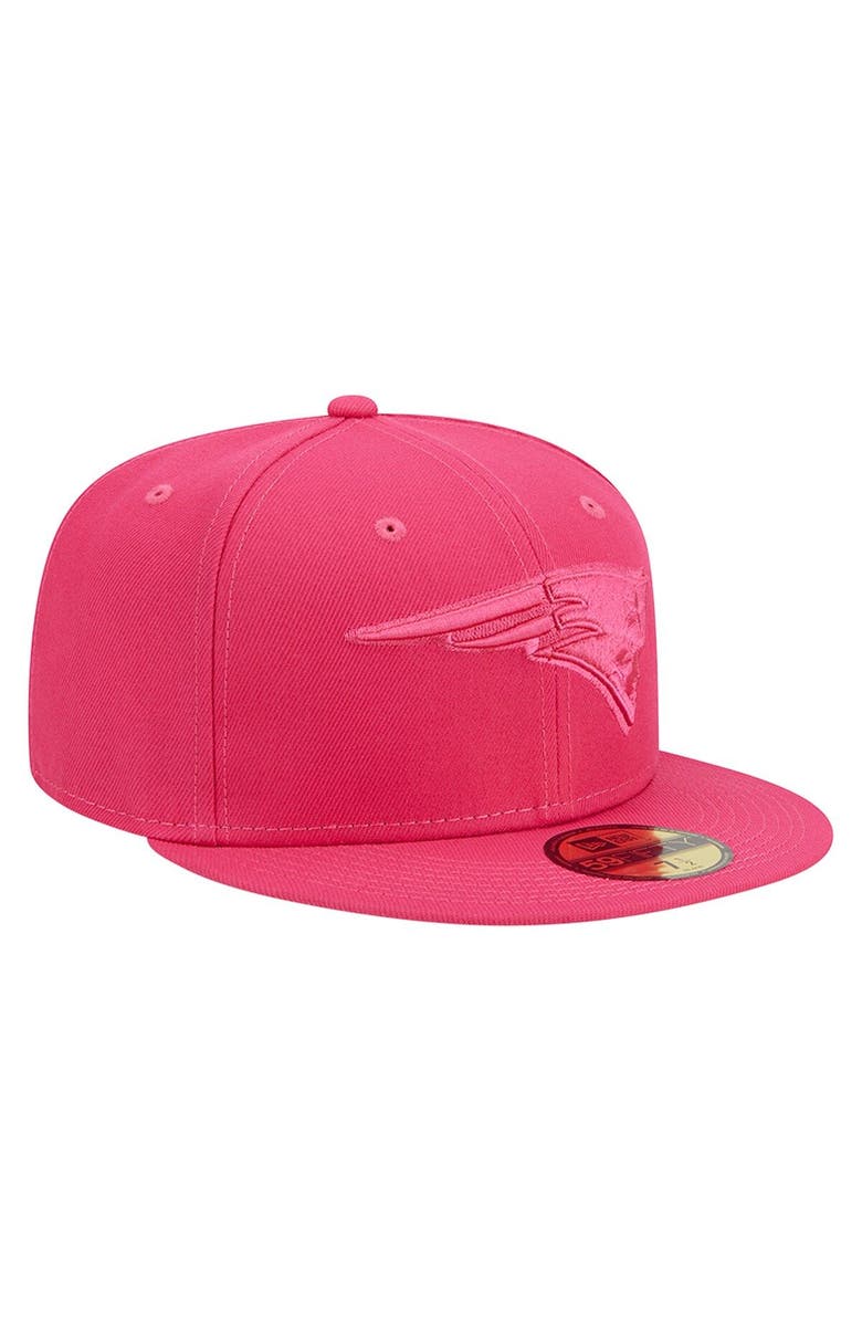 New Era Men's New Era Pink New England Patriots Color Pack 59FIFTY Fitted Hat, Alternate, color, 