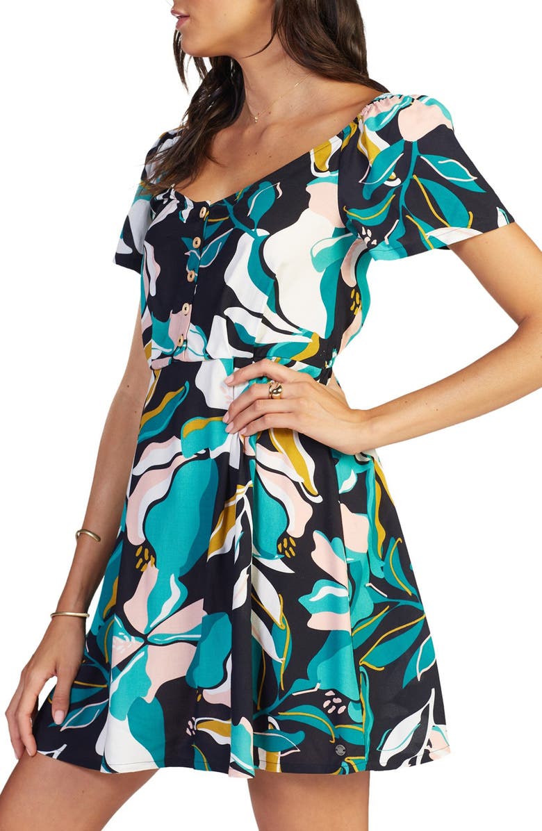 Roxy Shimmy Over Print Dress, Alternate, color, 