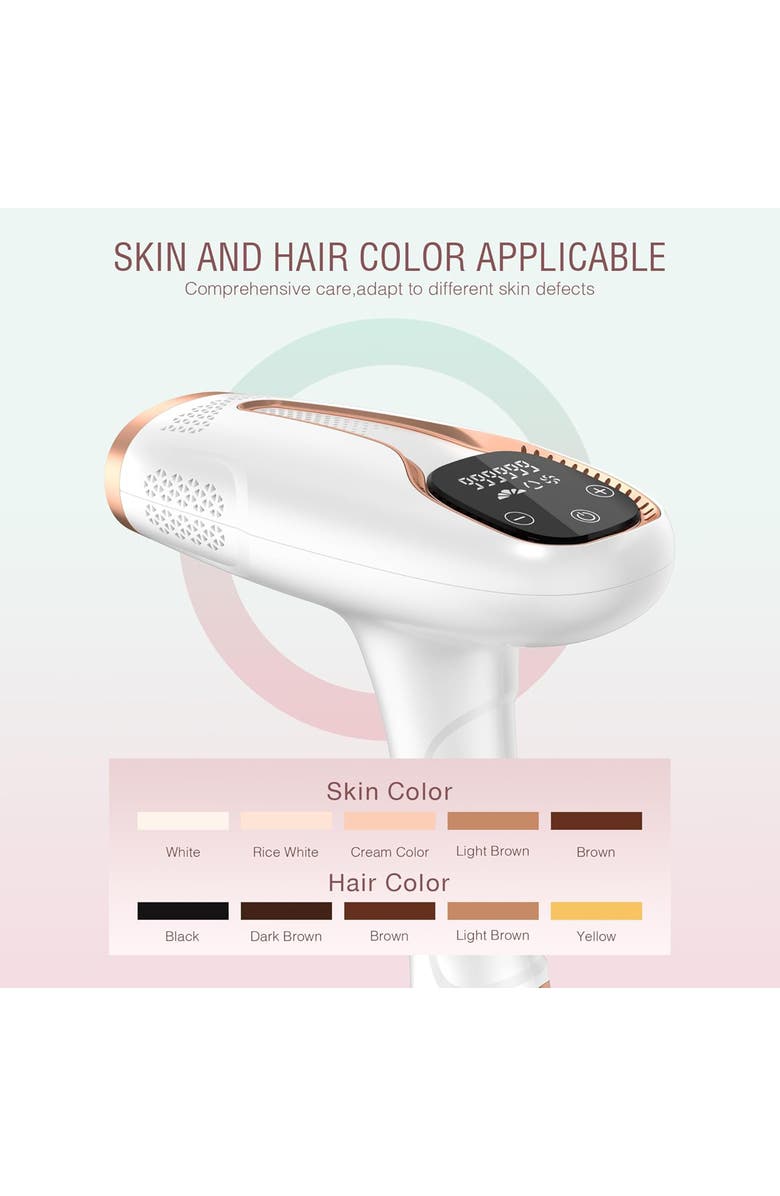 Tyhgsf Handheld Laser Hair Removal Device, Alternate, color, White
