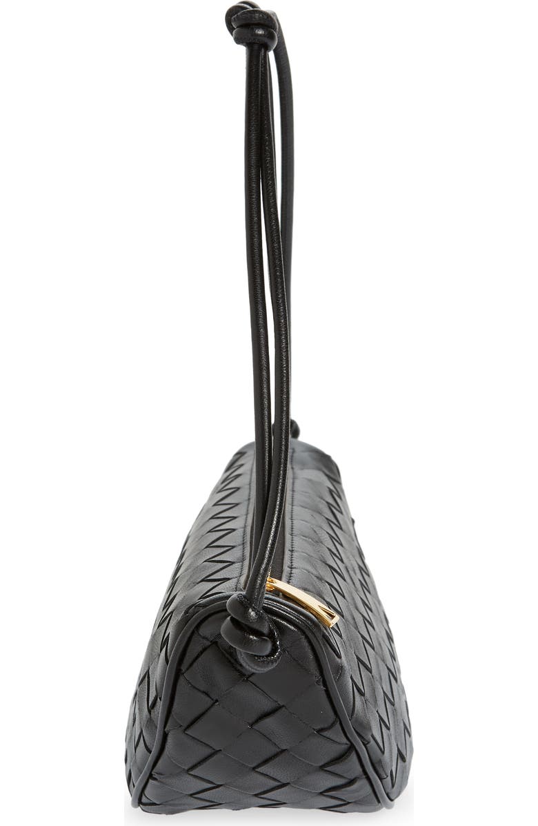 Bottega Veneta Half Moon Intrecciato Leather Pouch, Alternate, color,