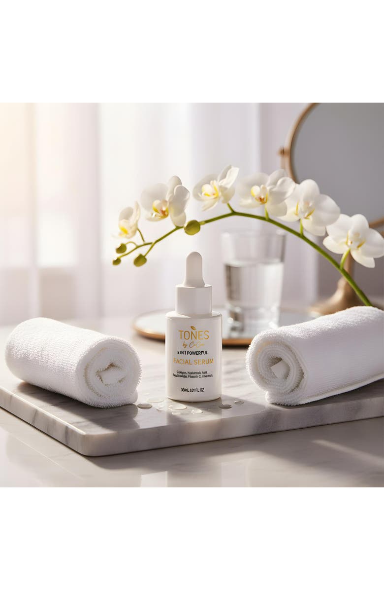 TONES by Cocoa 5 in 1 Powerful Collagen Facial Serum - Hydrating, Firming & Brightening 30ml, Alternate, color, 