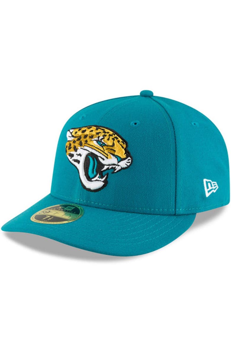 New Era Men's New Era Teal Jacksonville Jaguars Omaha Low Profile 59FIFTY Fitted Hat, Main, color, Teal