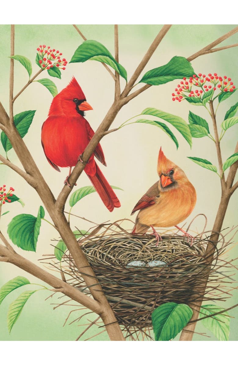 NEW YORK PUZZLE COMPANY Northern Cardinals 500 Piece Puzzle, Alternate, color, NO COLOR