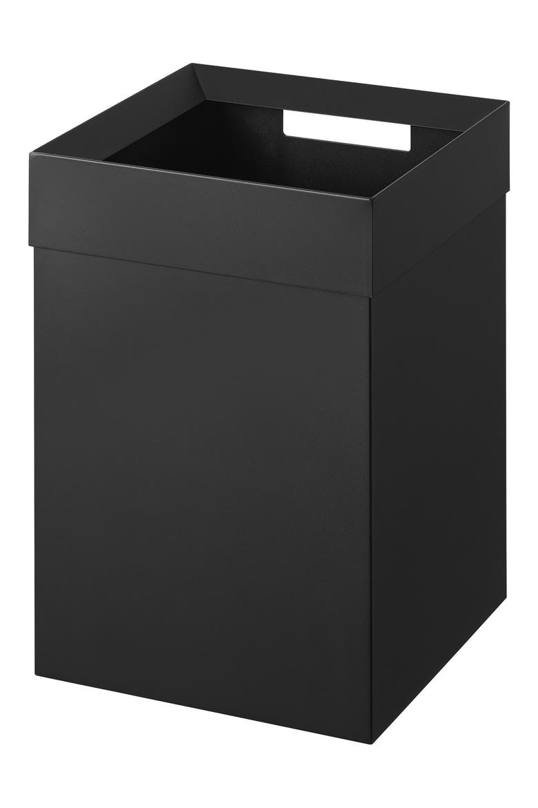 Short Trash Can, Main, color, BLACK