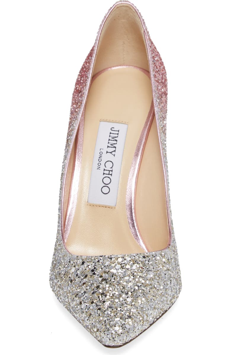 Jimmy Choo Romy Dégradé Glitter Pump, Alternate, color,