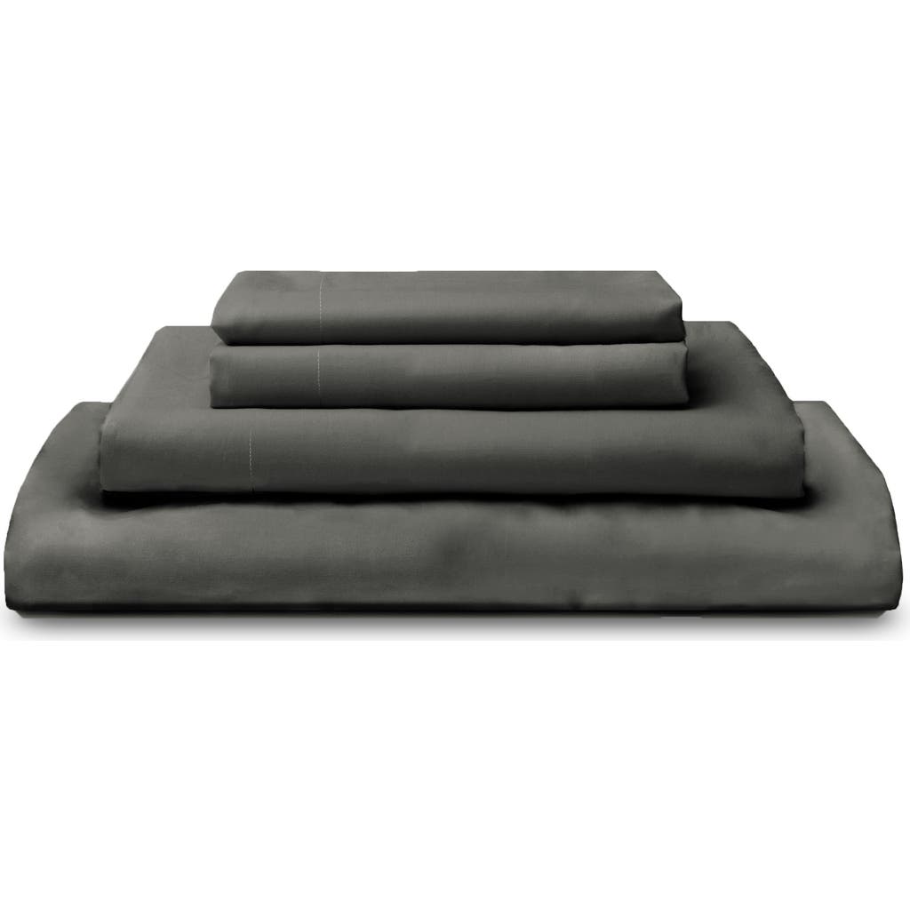 Sijo 400 Thread Count Organic Cotton Percale Sheet Set in Storm  product