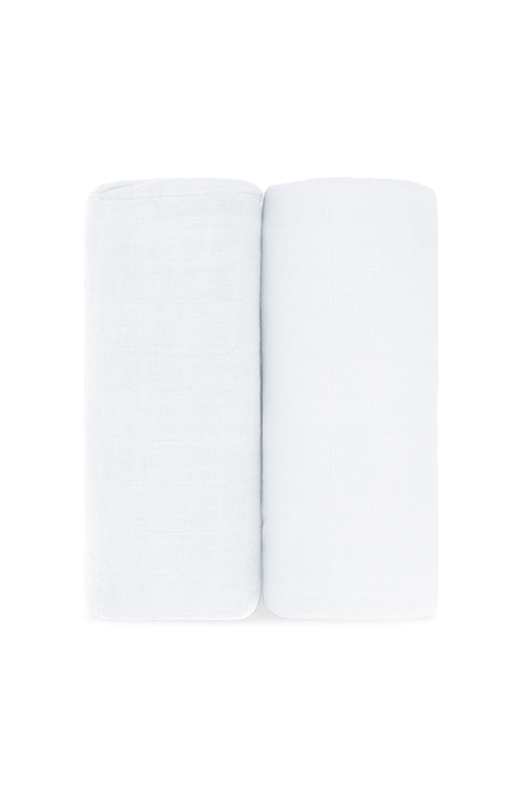 Muslin Swaddle Blanket, 2 Pack