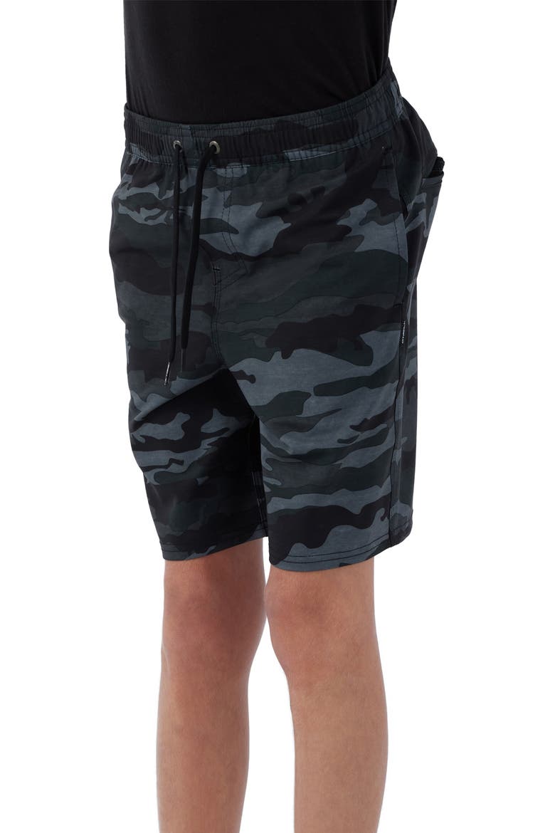 Kids' Reserve Hyperfreak Hybrid Shorts, Alternate, color, BLACK CAMO