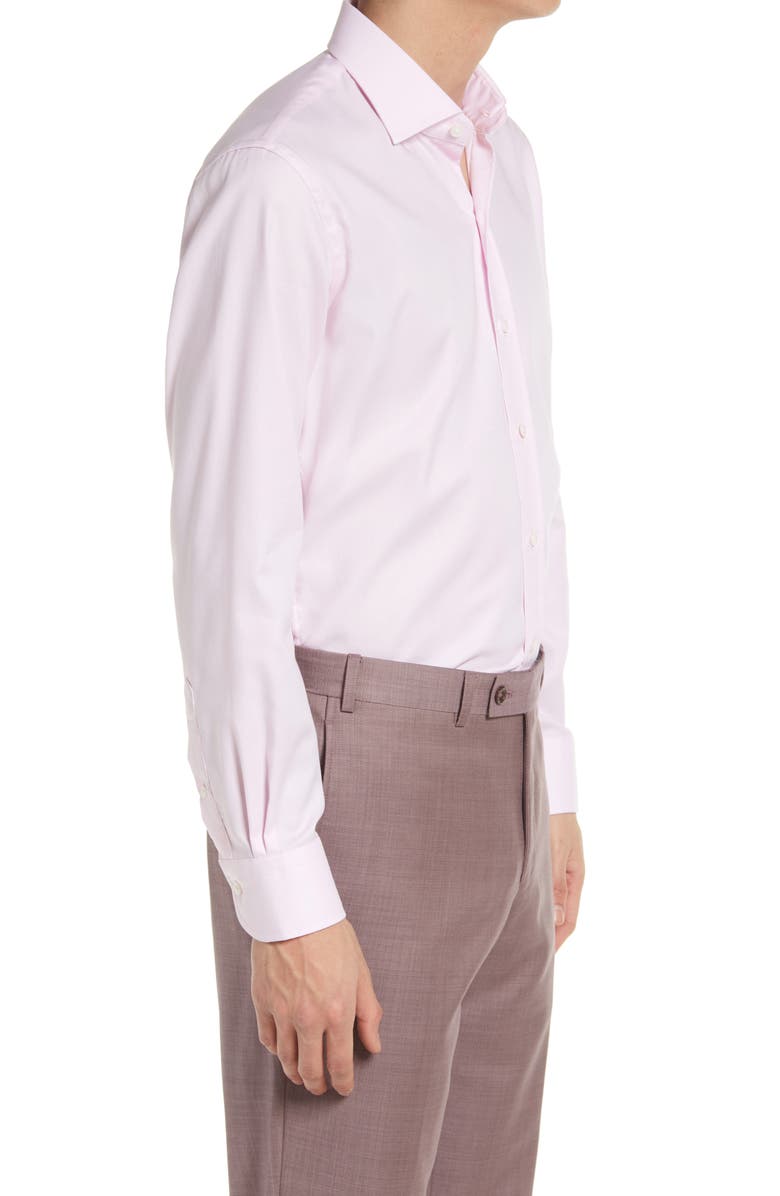 Ledbury Tailored Fit Solid Dress Shirt, Alternate, color, 