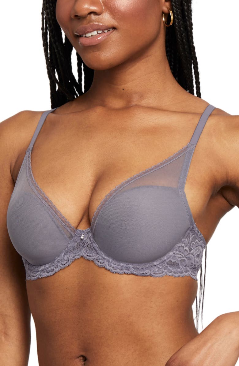 Montelle Intimates Mystique Underwire Plunge Bra, Main, color,