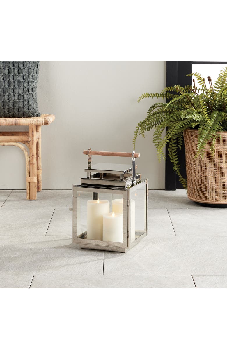 Napa Home & Garden Adwin Outdoor Lantern, Alternate, color, Silver