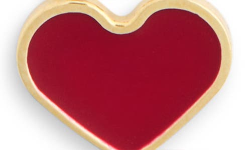 Meshmerise 18k Over Silver Necklace In Yellow/red