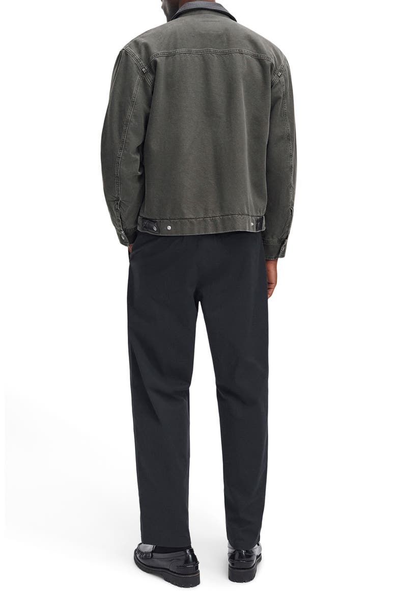 Refined Twill Chinos, Alternate, color, BLACK