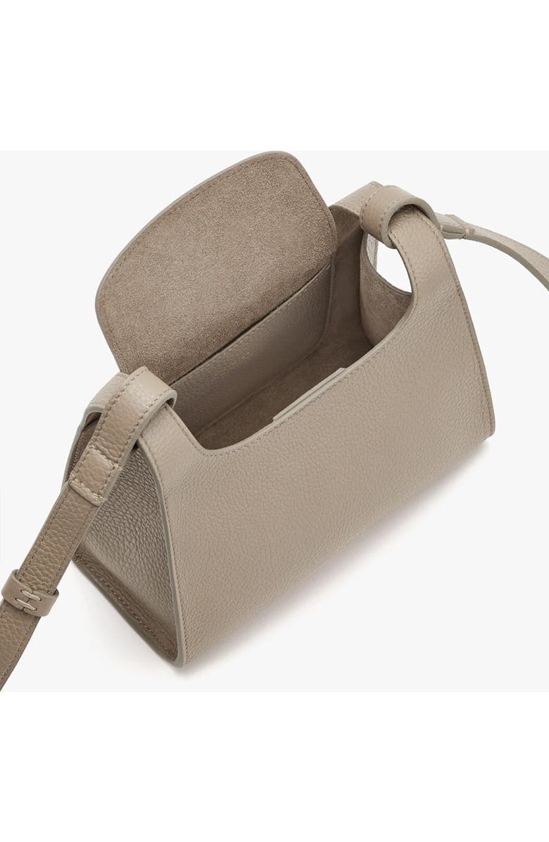 Cuyana Mini Double Loop Bag, Alternate, color, Stone