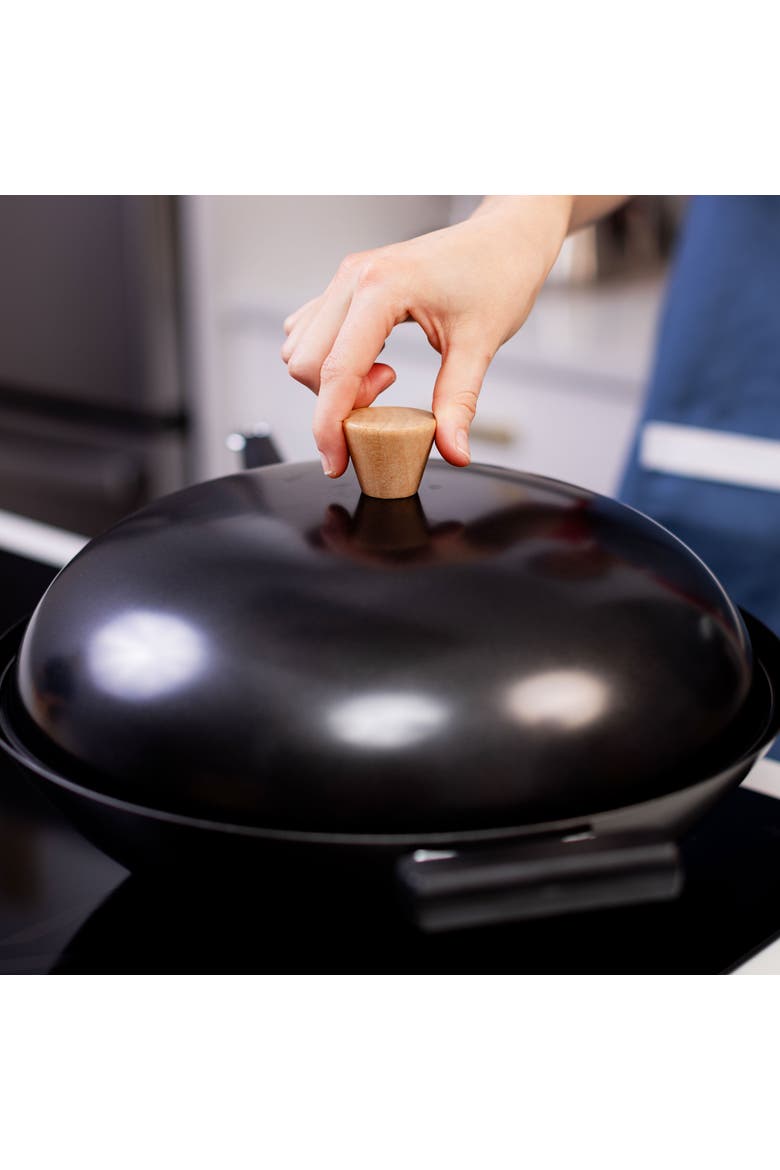 Wok Lid for 14" Woks, Alternate, color, Black