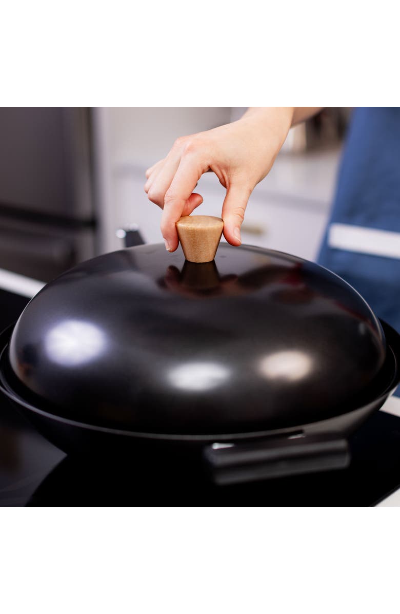 JOYCE CHEN Wok Lid for 14" Woks, Alternate, color, Black