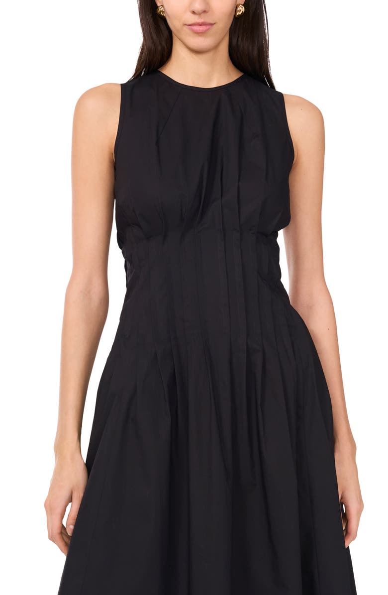 1.STATE Pintuck Pleat Fit & Flare Dress, Alternate, color,