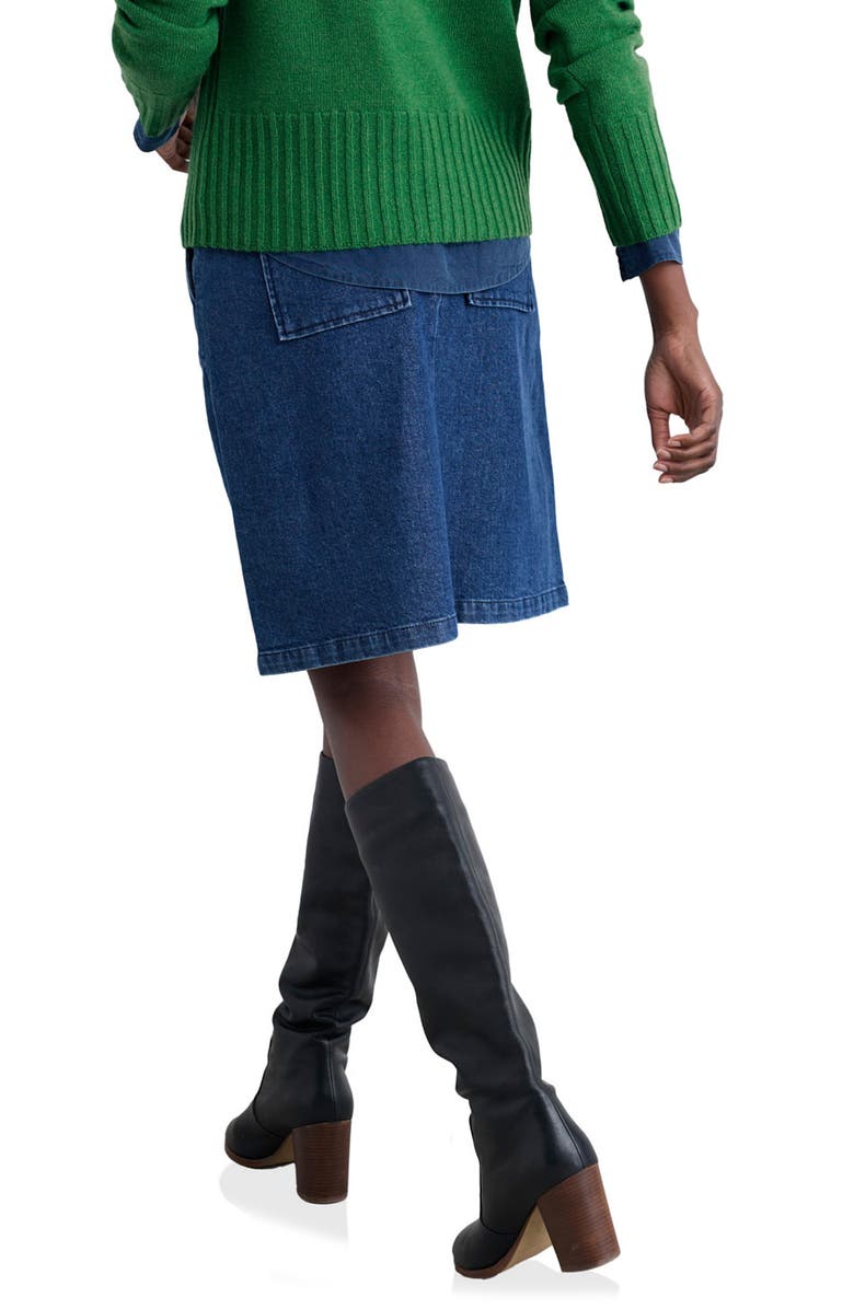 Seasalt Cornwall Dovetail Denim Skirt, Alternate, color, Mid Wash Tide