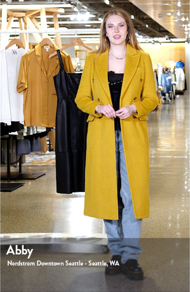 Hourglass Double Breasted Coat, sales video thumbnail