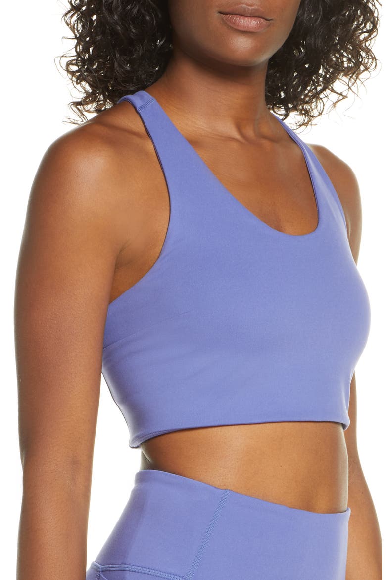 Studio Lite Longline Bra, Alternate, color, BLUE MARLIN