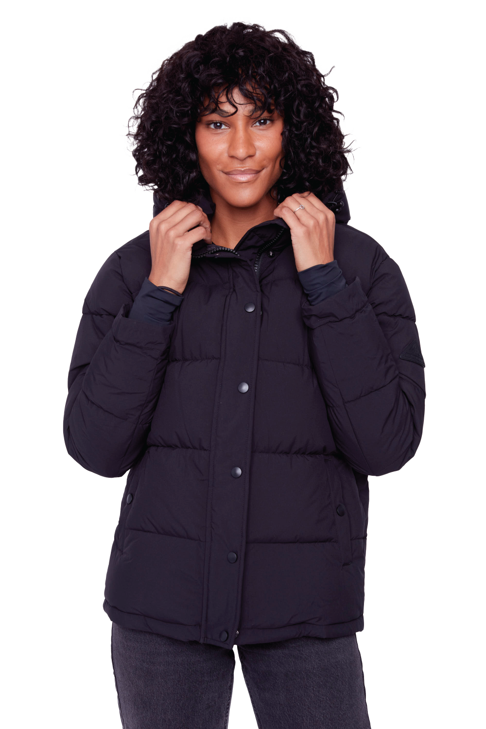 FORILLON - Vegan Down Short Quilted Puffer Jacket