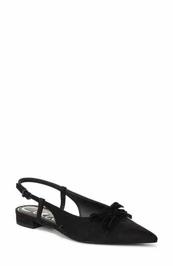 Delanie Pointed Toe Slingback Flat