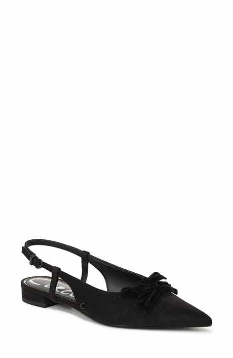 Delanie Pointed Toe Slingback Flat