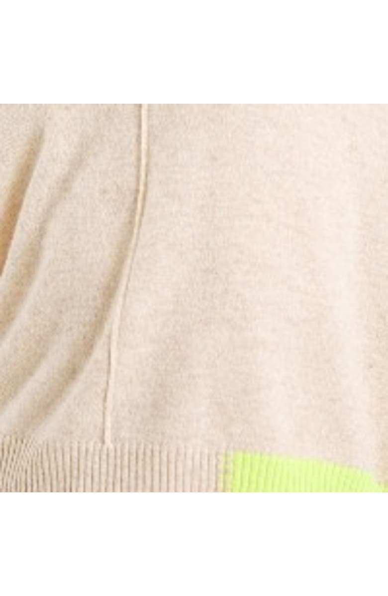 Brodie Pure Cashmere Maria V-Neck 100% Cashmere Sweater, Alternate, color, Cygnet