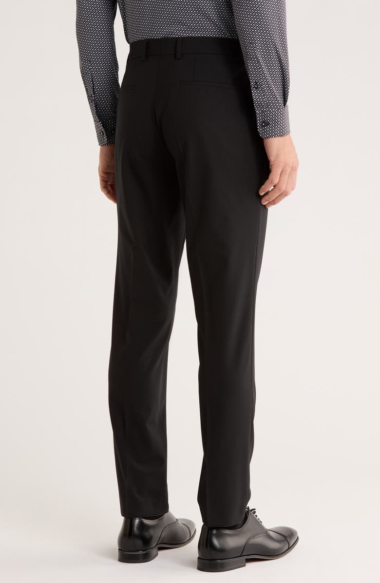 Genius Virgin Wool Blend Flat Front Dress Pants