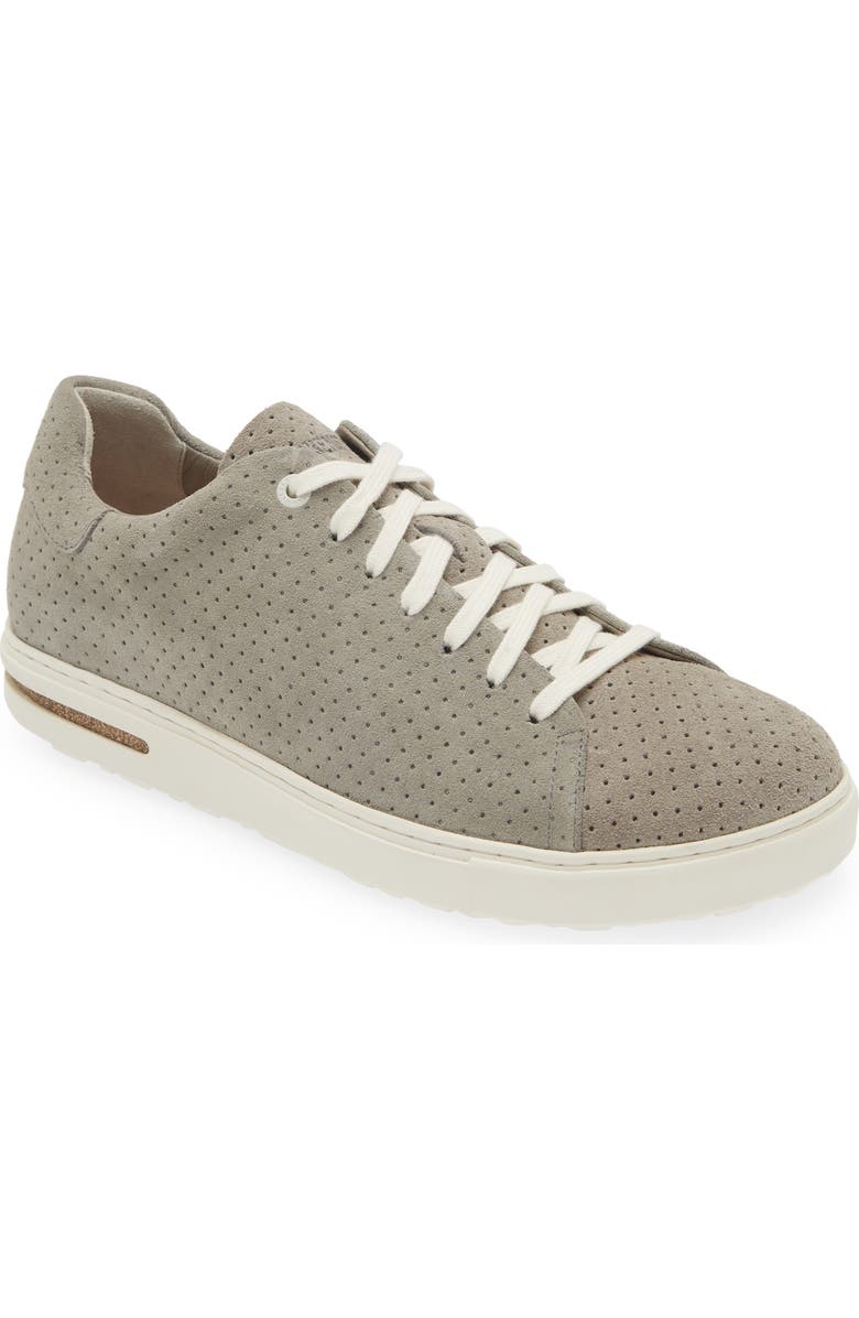 Birkenstock Bend Low Top Sneaker, Main, color, Stone Coin Dotted Suede