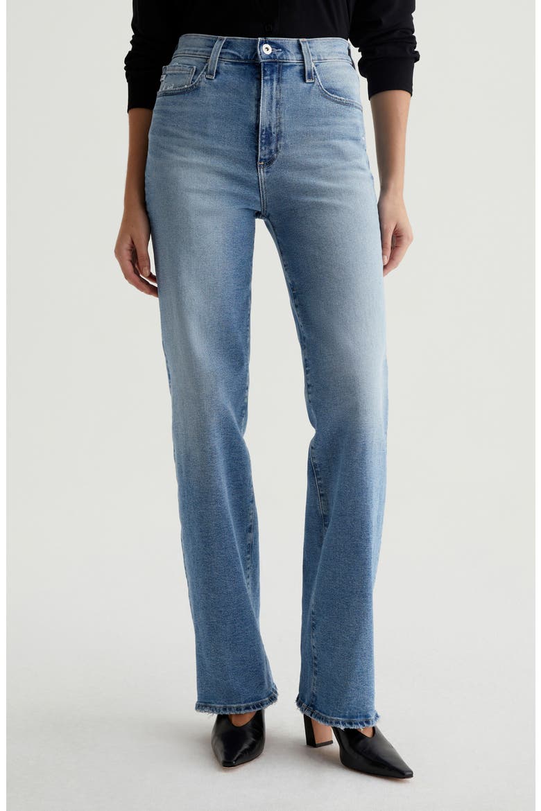 Kora High Waist Wide Leg Jeans, Main, color, MOMENTO