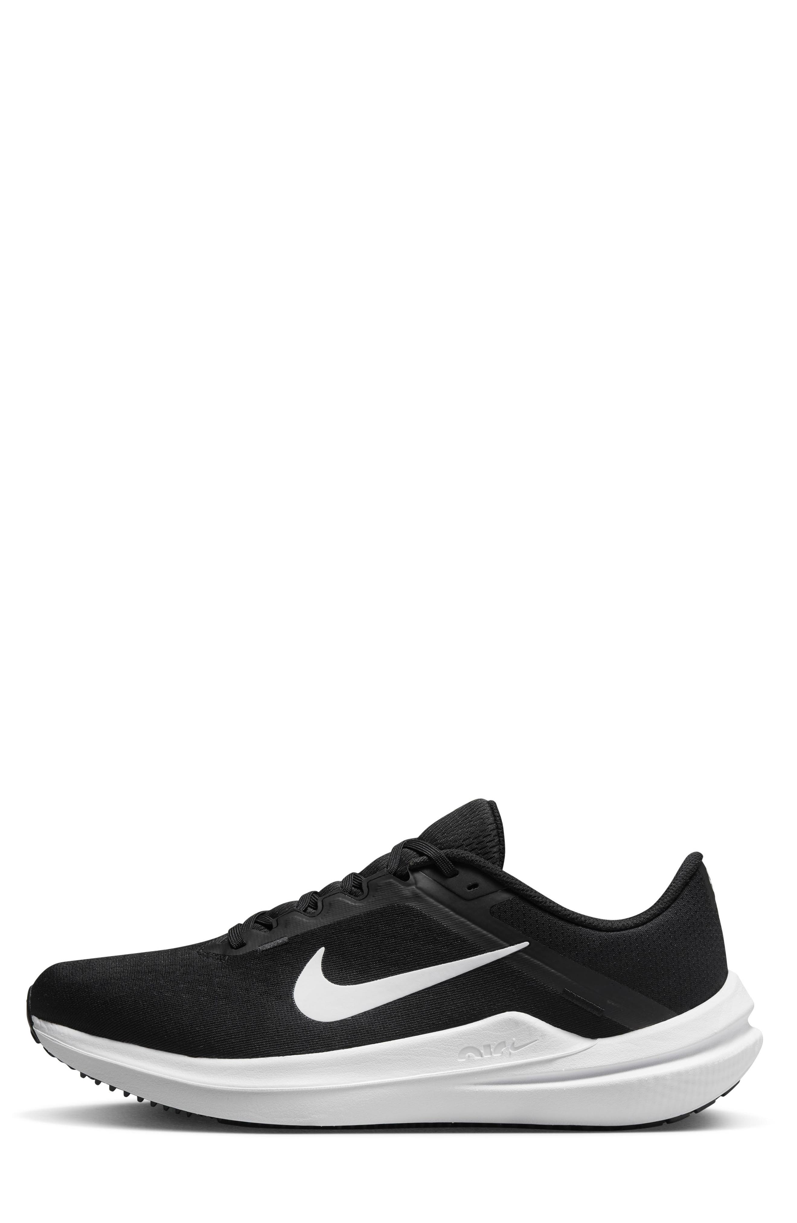 Nike Air Winflo 10 Running Shoe, Alternate, color, Black/ White/ Black