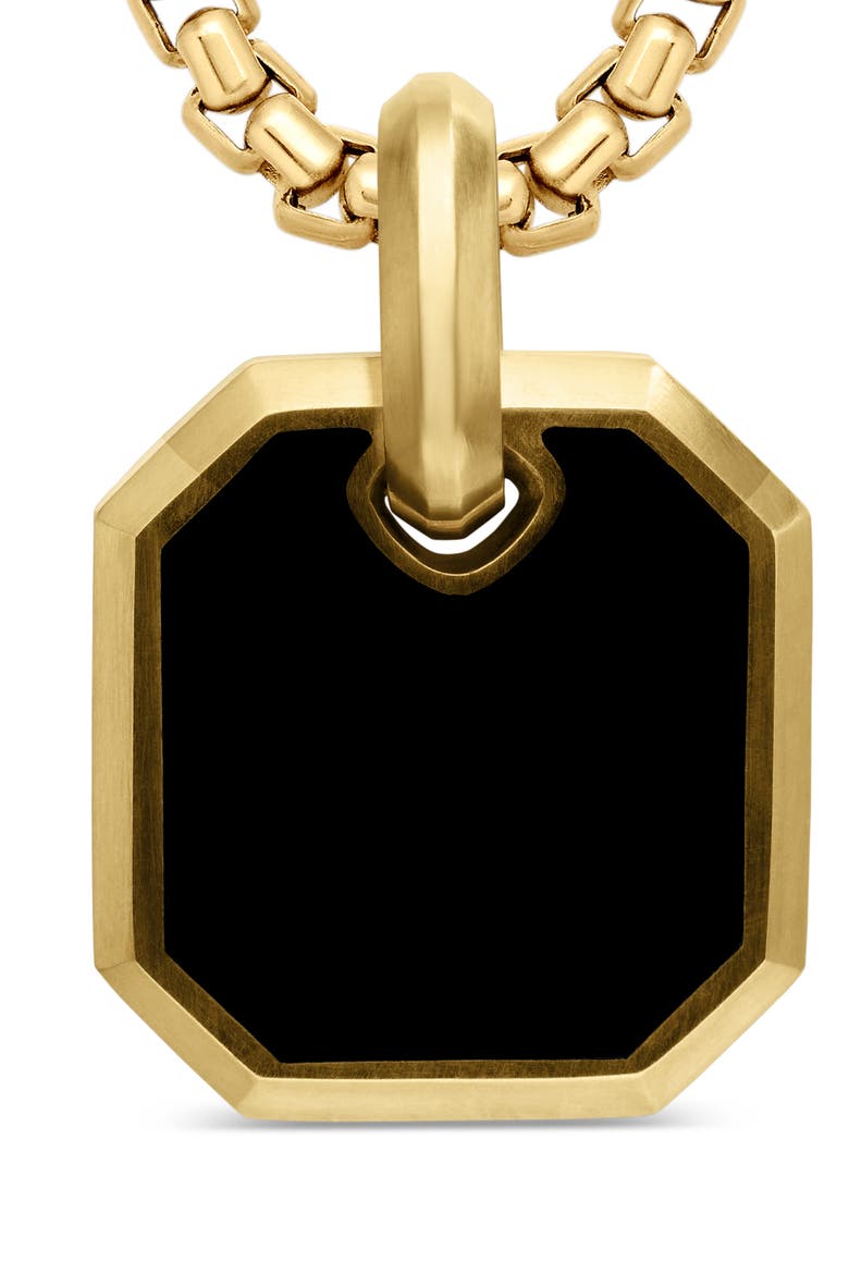 Roman Onyx Amulet in 18K Yellow Gold, Alternate, color, 18K YELLOW GOLD