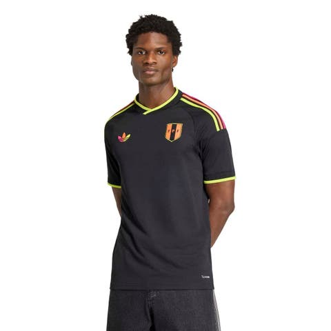 Men's adidas  Black Peru National Team 2026 Away Replica Jersey