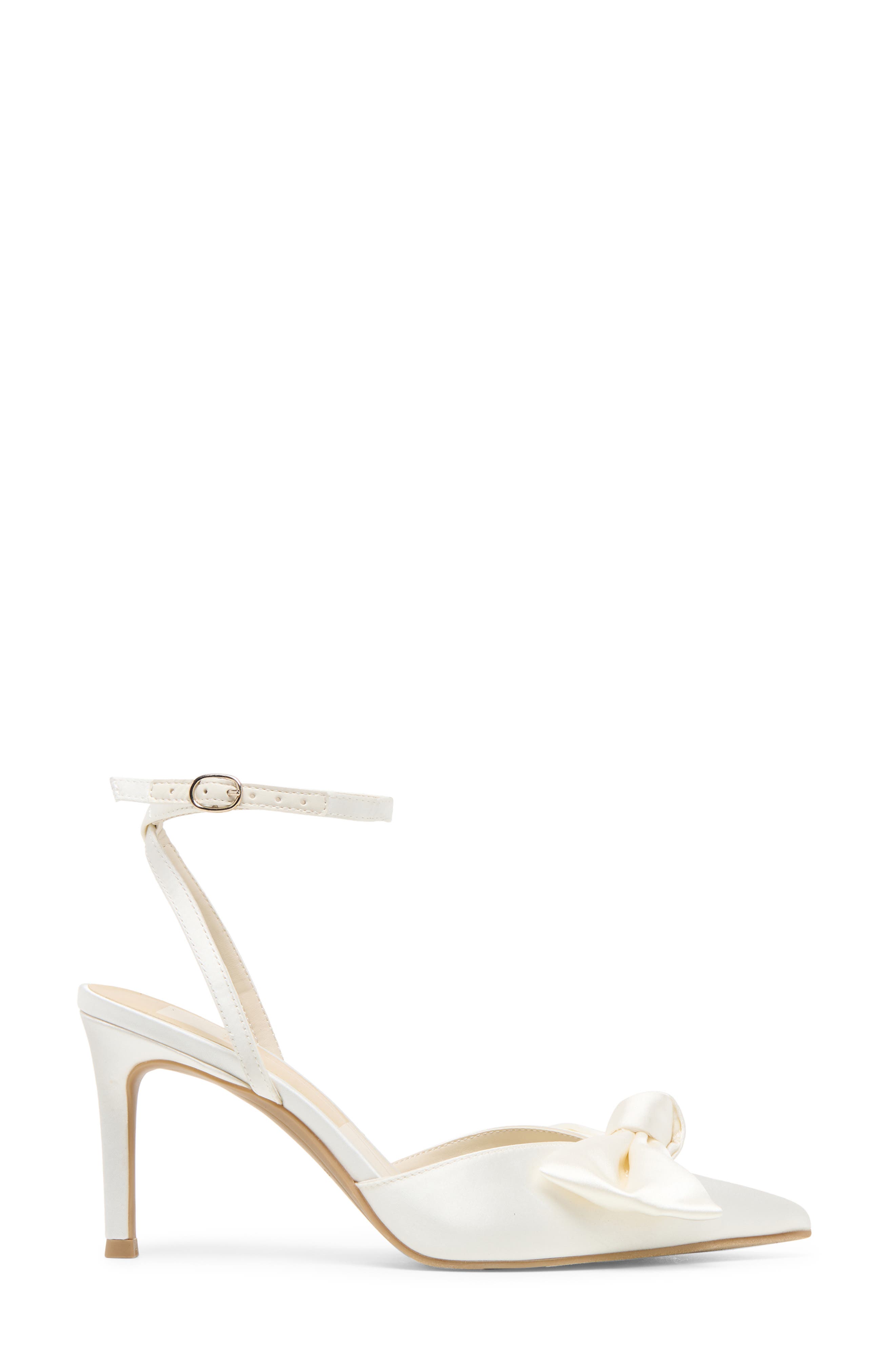 Dolce Vita Keisha Bow Pump, Alternate, color, White Satin