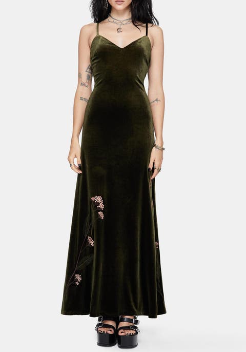 Sleeveless Maxi Slip Gown