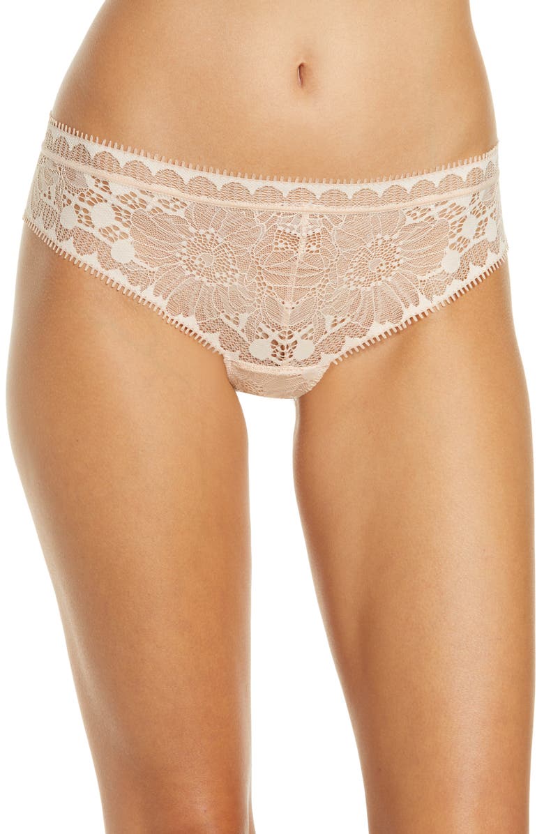 Chantelle Lingerie Day to Night Tanga, Main, color, Nude Blush