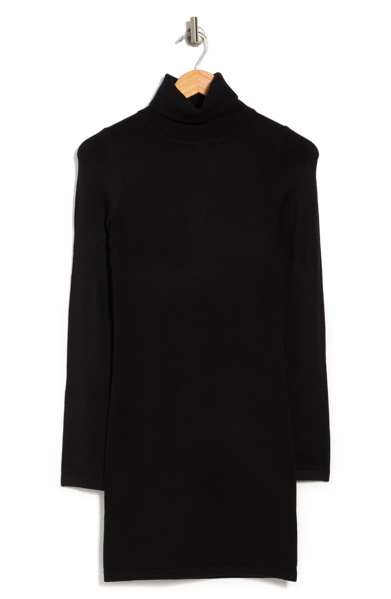 French Connection Soft Turtleneck Long Sleeve Sweater Dress, Alternate, color,