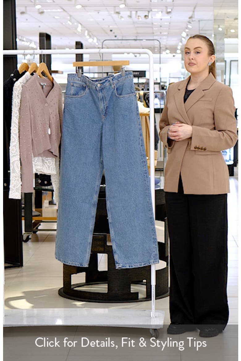 Selection Mid Rise Straight Leg Jeans video