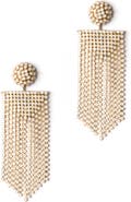 Deepa Gurnani Fanning Crystal Drop Earrings