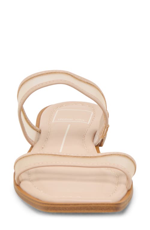 Dolce Vita Ivian Slide Sandal In Cream Mesh