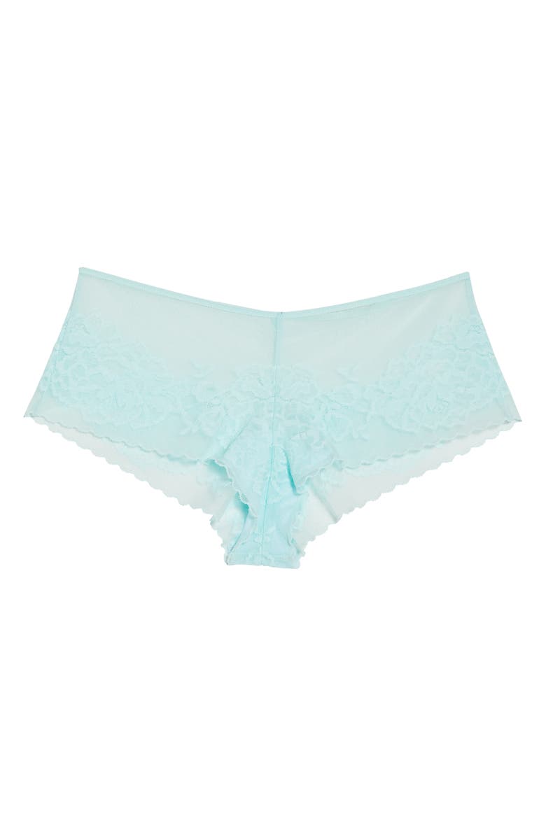 Natori Flora Boyshorts, Alternate, color, Soft Mint