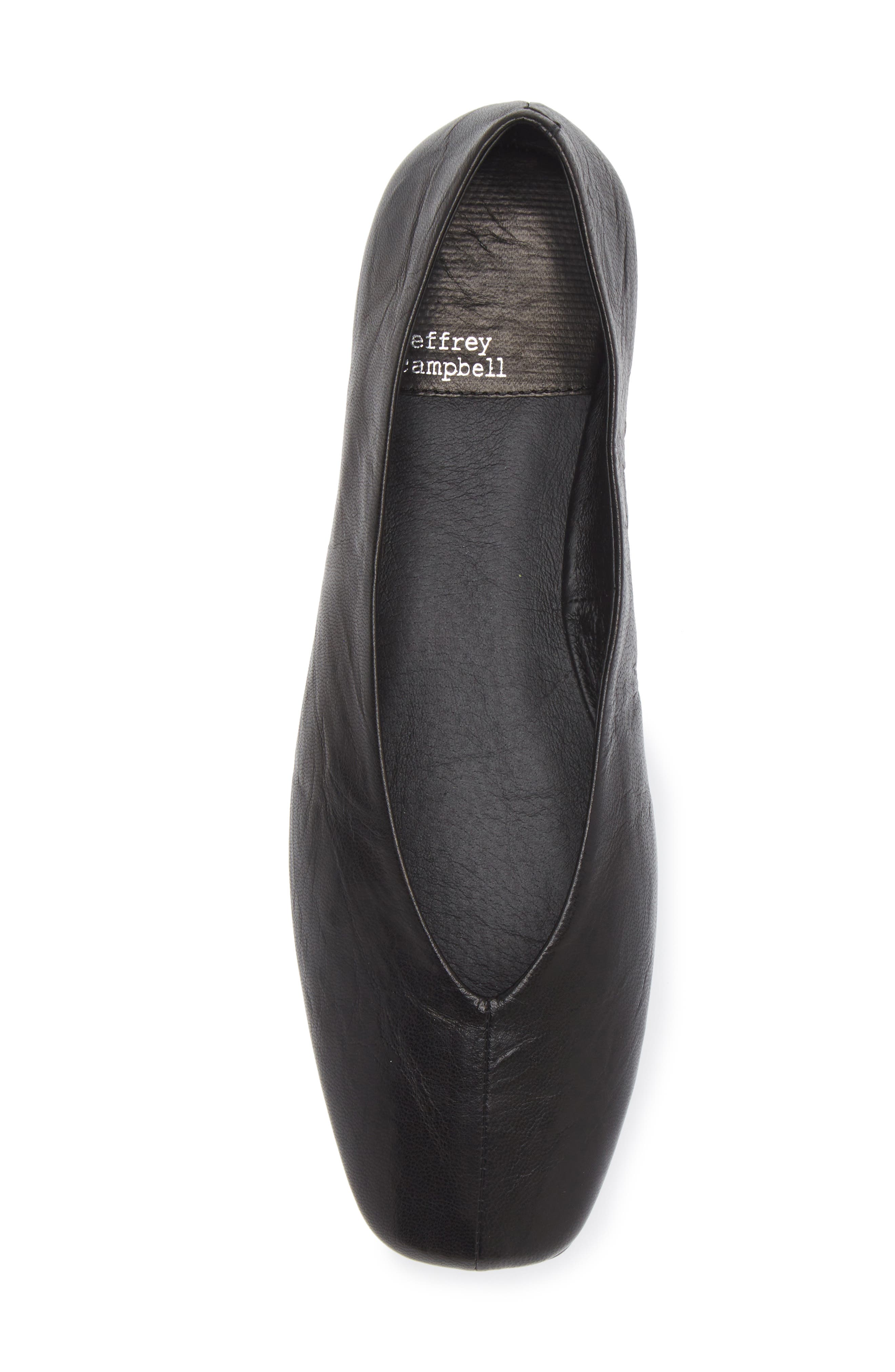 Jeffrey Campbell Fathom Flat, Alternate, color, Black